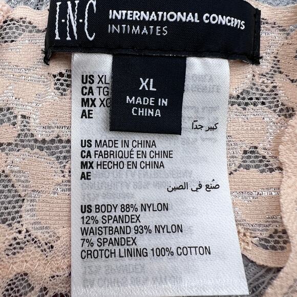 I.N.C. INTERNATIONAL CONCEPTS WOMENS LACE THONG UNDERWEAR MULTI COLOR 5 PACK XL - Picture 5 of 7